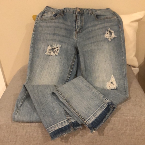 ABS Allen Schwartz Jeans Abs Distressed Skinny Jeans Poshmark